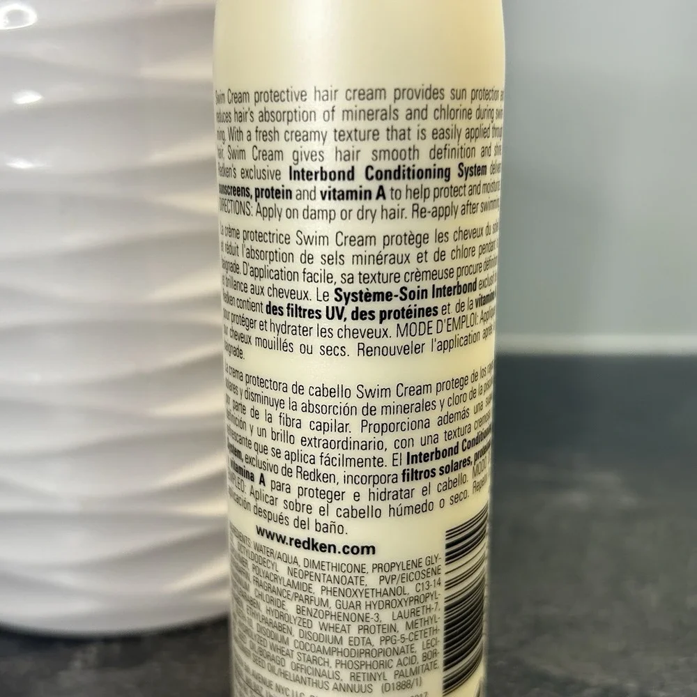 NEW Redken Sun‎ Shape Protective Swim Cream 5 oz Sun Protection Swimming